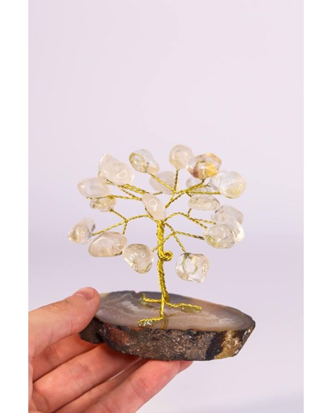 Árvore pedra Cristal de Quartzo mini