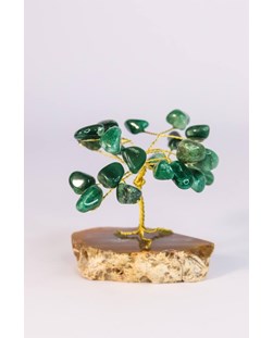 Árvore pedra Quartzo Verde mini