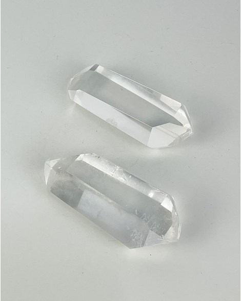 Bastão Cristal de Quartzo Biterminado 114 a 124 gramas aprox.