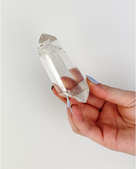 Bastão Cristal de Quartzo Biterminado 140 a 160 gramas aprox.