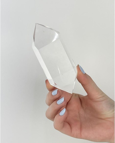 Bastão Cristal de Quartzo Biterminado 148 gramas aprox.