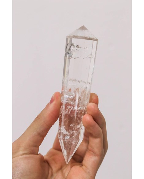 Bastão Vogel Cristal de Quartzo 12 Facetas 184 gramas