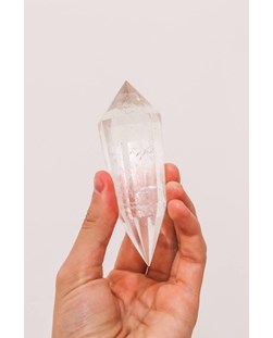 Bastão Vogel Cristal de Quartzo 12 Facetas 203 gramas