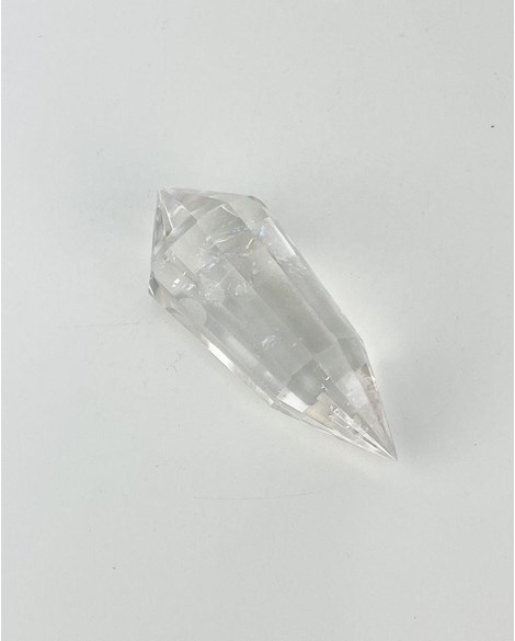 Bastão Vogel Cristal de Quartzo 12 Facetas 89 gramas
