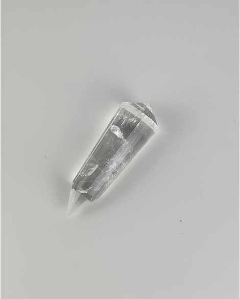 Bastão Vogel Cristal de Quartzo 24 Facetas 206 gramas