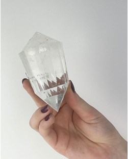 Bastão Vogel Cristal de Quartzo 24 Facetas 329 gramas