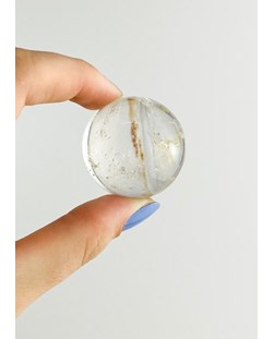 Bola Cristal de Quartzo 3,5 cm diâmetro.