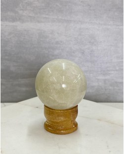 Bola Cristal de Quartzo com Enxofre 4,2 cm aprox.