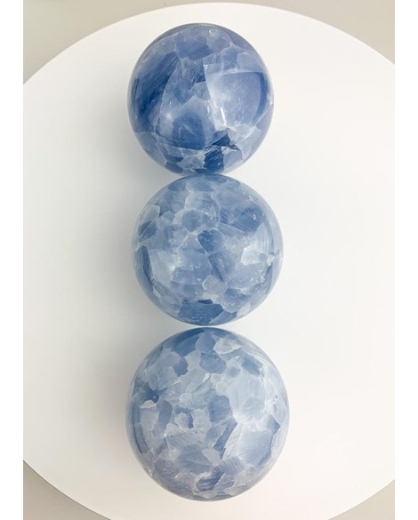 Bola de Calcita Azul 193 a 208 gramas