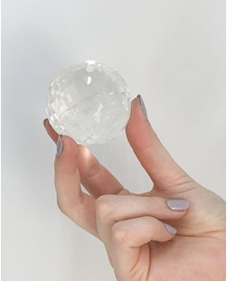Bola Facetada Cristal de Quartzo 5,0 cm aprox.