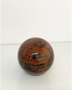 Bola Obsidiana Cor do Mogno 7,4 cm aprox.