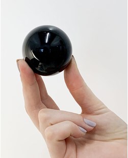 Bola Obsidiana preta 4,8  a 5,0 cm aprox.