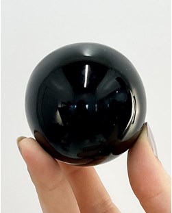 Bola Obsidiana preta 5,2 a 5,3 cm aprox.