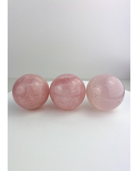Bola Quartzo rosa 5,0 a 5,5 cm aprox.