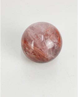 Bola Quartzo vermelho 4,7 cm aprox.