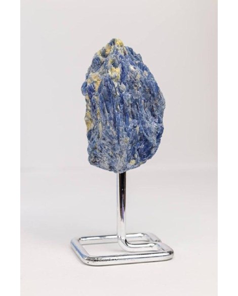 Cianita Azul na Base de Metal Prata 265 a 400 gramas