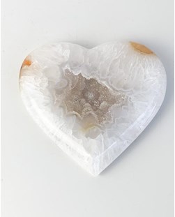 Coração Ágata natural com Brilho 547 gramas aprox.