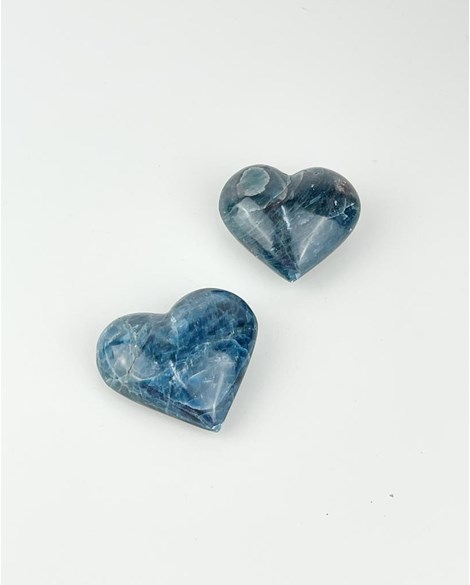 Coração Apatita Azul 131 gramas aprox.