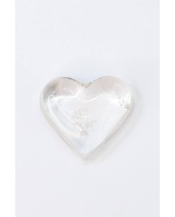 Coração Cristal de Quartzo 3,0 cm aprox.