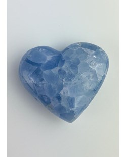 Coração de Calcita Azul 109 a 116 gramas