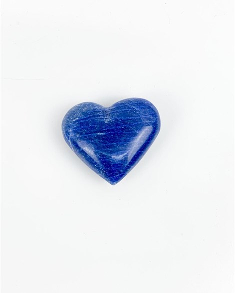 Coração Dumortierita com Quartzo azul 45 gramas  aprox.