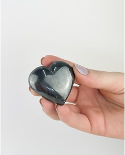 Coração Hematita 4,0 a 4,5 cm aprox.
