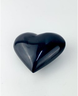 Coração Obsidiana Preta 6,0 a 6,8 cm aprox.