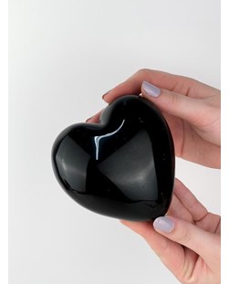 Coração Obsidiana preta 726 gramas aprox.