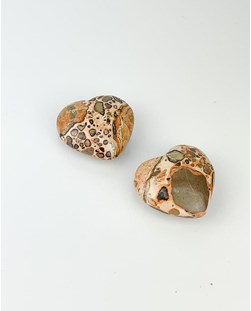 Coração Pedra Leopardita 94 a 104 gramas aprox.