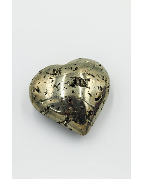 Coração Pirita 6,5 cm aprox.