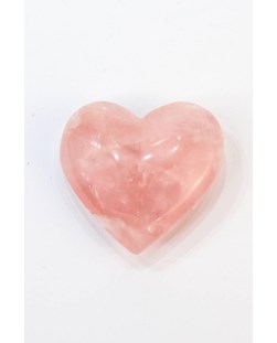 Coração Quartzo rosa 65 a 82 gramas aprox.