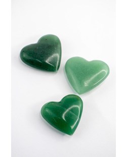 Coração Quartzo Verde 34 a 45 gramas