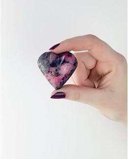 Coração Rodonita 4,0 a 4,5 cm aprox.