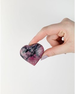 Coração Rodonita 4,0 a 5,0 cm aprox.
