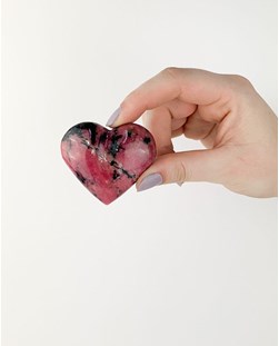 Coração Rodonita 5,0 a 5,7 cm aprox.