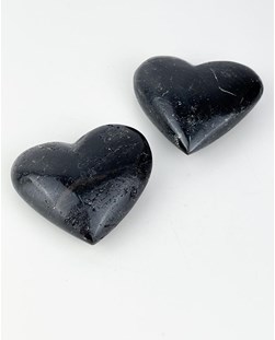 Coração Turmalina Preta 6,0 a 6,4 cm aprox.
