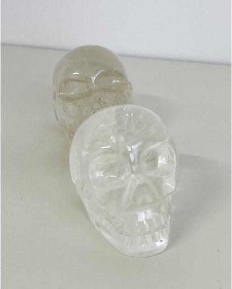 Crânio Cristal de Quartzo 147 a 160 gramas aprox.