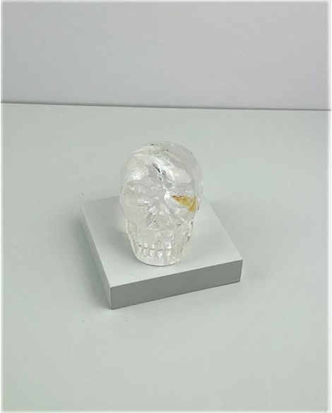 Crânio Cristal de Quartzo entre 305 a 308 gramas aprox.