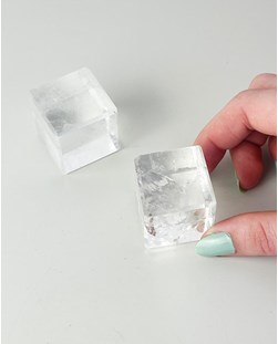 Cubo Cristal de Quartzo 55 a 88 gramas aprox.