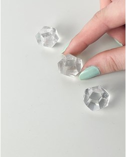 Dodecaedro Cristal Quartzo 12 Lados 10 a 14 gramas aprox.