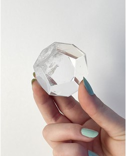 Dodecaedro Cristal Quartzo 12 Lados 130 gramas aprox.