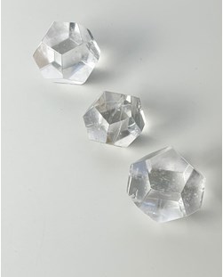 Dodecaedro Cristal Quartzo 12 Lados 62 a 100 gramas aprox.