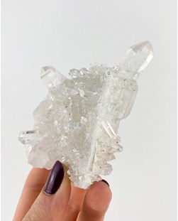 Drusa Cristal de Quartzo 200 a 222 gramas