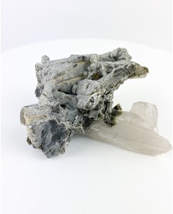 Drusa de Cristal de Quartzo com Clorita Forma Livre 132 gramas