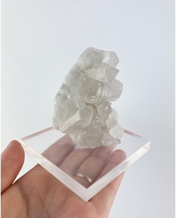 Drusa de Cristal na Base Acrílica 264 a 306 gramas