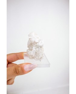 Drusa de Cristal na Base Acrílica 55 a 75 gramas