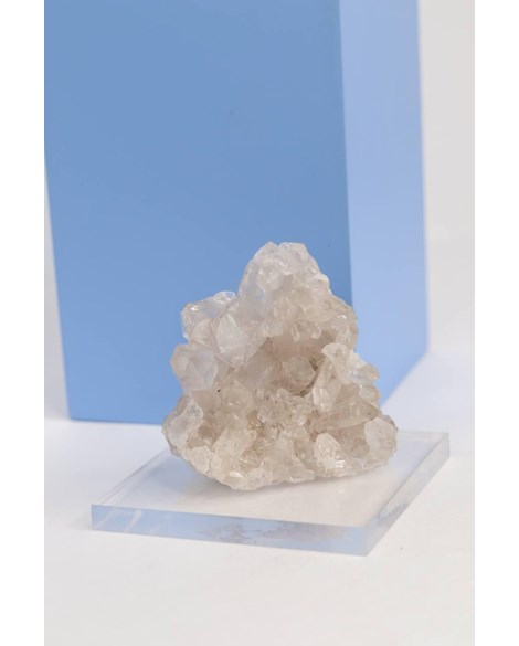 Drusa de Cristal na Base de Acrilica 200 a 300 gramas