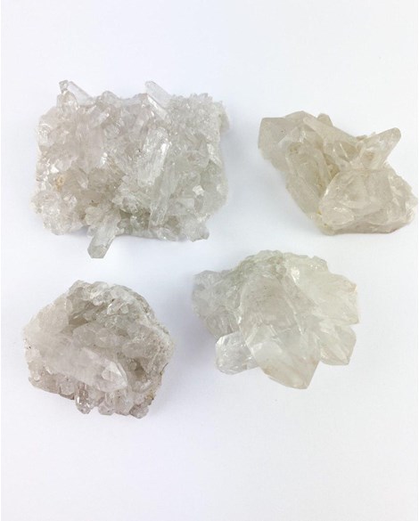Drusa Quartzo Cristal 65 a 117 gramas aprox.