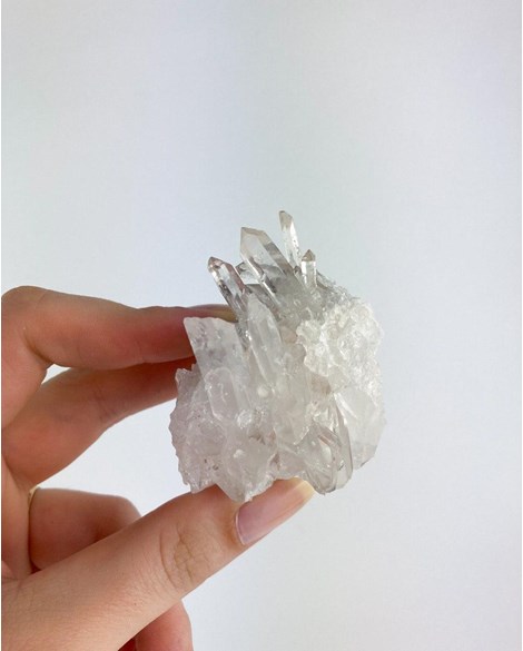 Drusa Quartzo Cristal 71 a 115 gramas aprox.
