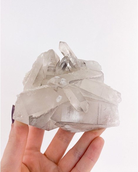 Drusa Quartzo Cristal com Lítio 338 gramas